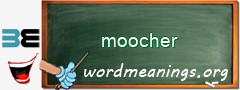 WordMeaning blackboard for moocher